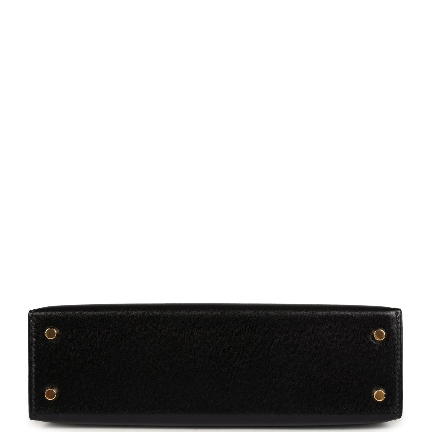 Hermes Kelly Sellier 20 Black Box Gold Hardware