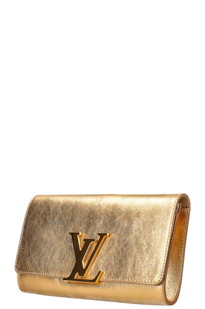 Louis Vuitton  Louise Clutch Gold