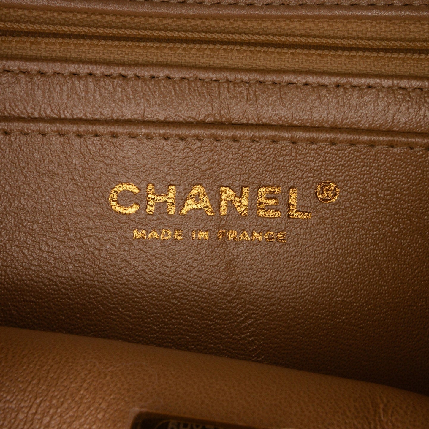 Chanel Classic Flap Bag Mini Brown Tweed Gold