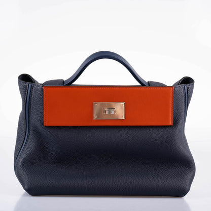 Hermes 24/24 29 Blue Nuit Togo and Matte Alligator Palladium Hardware - 2020, Y