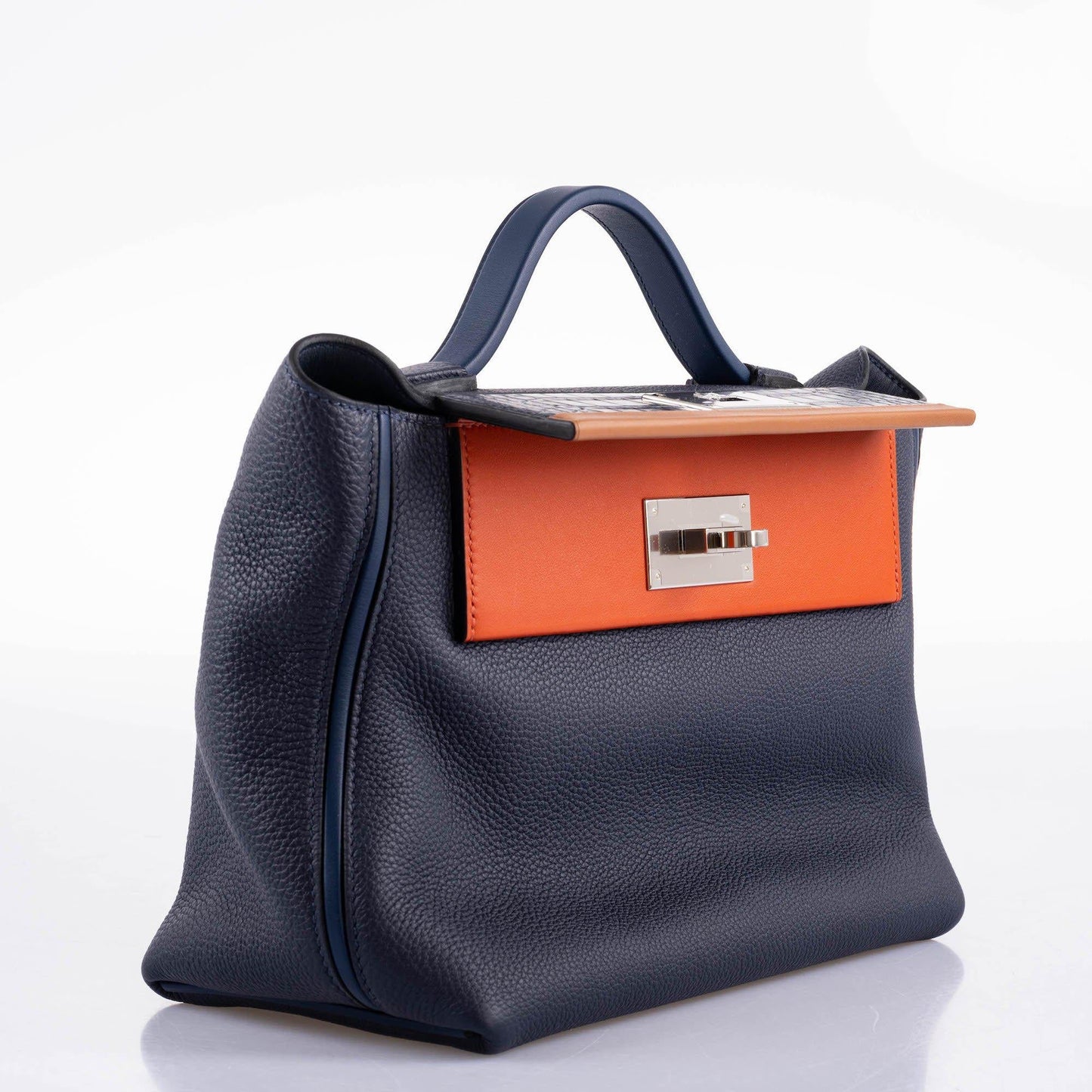 Hermes 24/24 29 Blue Nuit Togo and Matte Alligator Palladium Hardware - 2020, Y