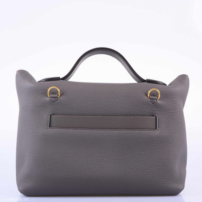 Hermes 24/24 29 Etain Swift and Togo Leather Gold Hardware