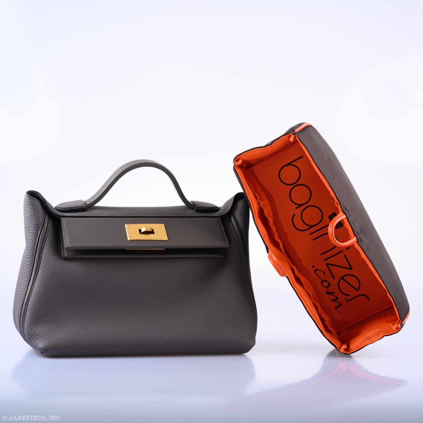 Hermes 24/24 29 Etain Swift and Togo Leather Gold Hardware