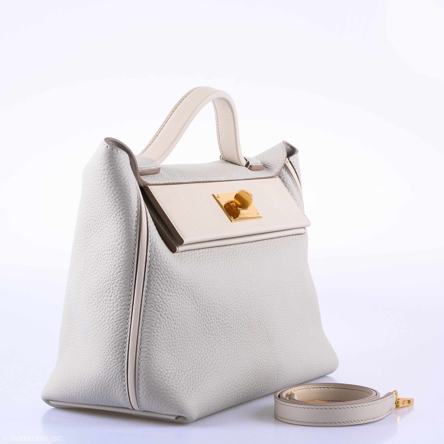 Hermes 24/24 29 Gris Perle Togo & Beton Swift Gold Hardware