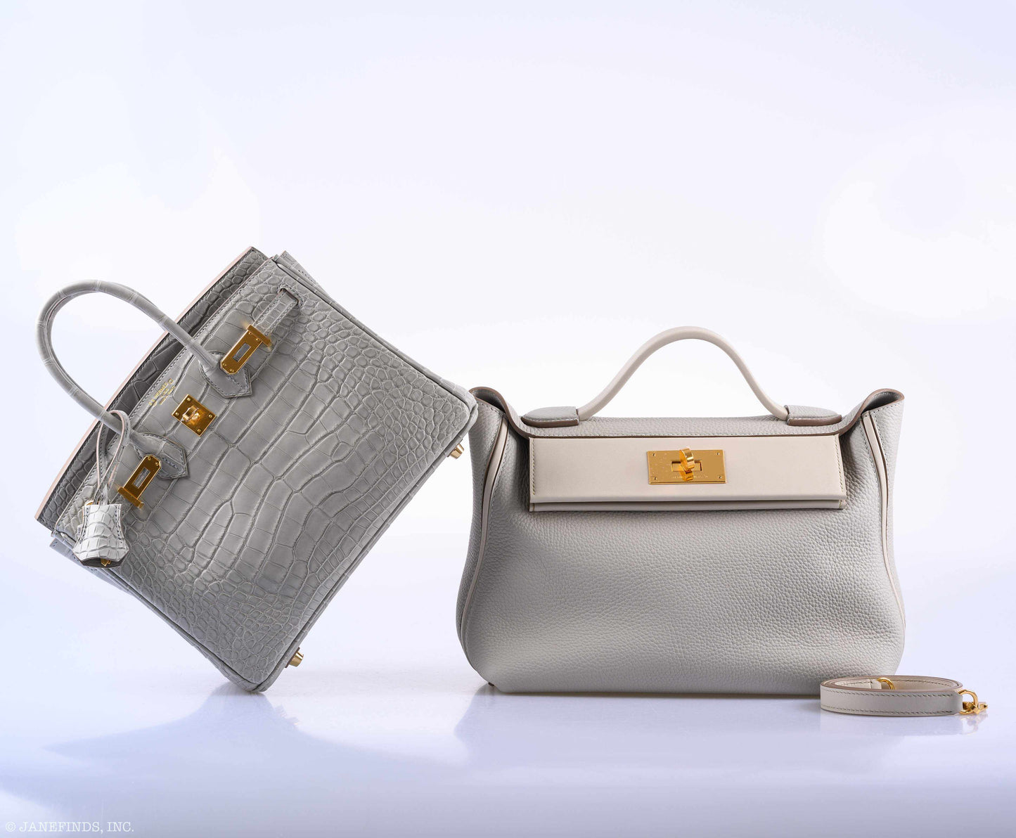 Hermes 24/24 29 Gris Perle Togo & Beton Swift Gold Hardware