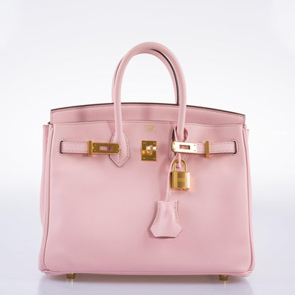 Hermes Birkin 25 Rose Sakura Swift leather Gold Hardware - 2015, T