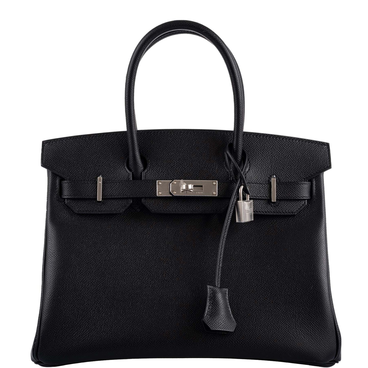 Hermes Birkin 30 Black Epsom Palladium Hardware - 2020, Y