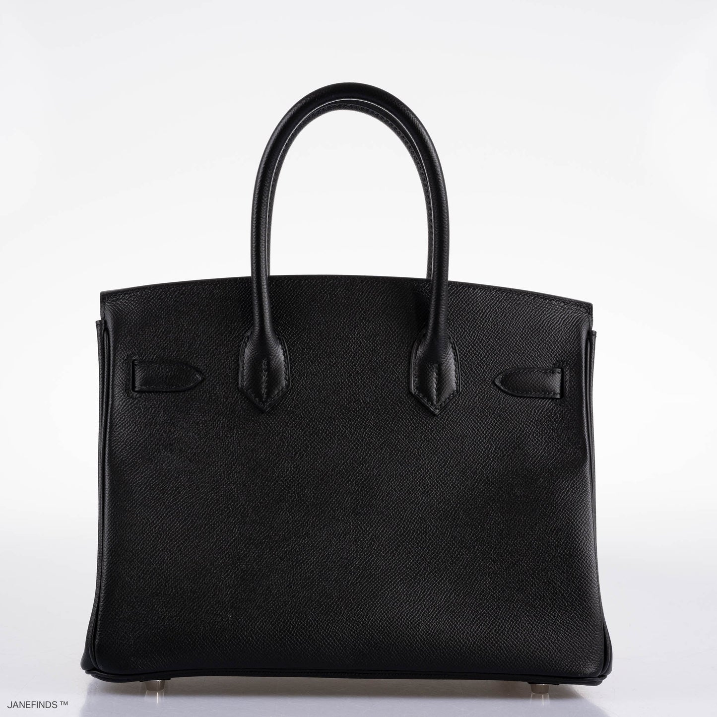 Hermes Birkin 30 Black Epsom with Palladium Hardware - 2019, D