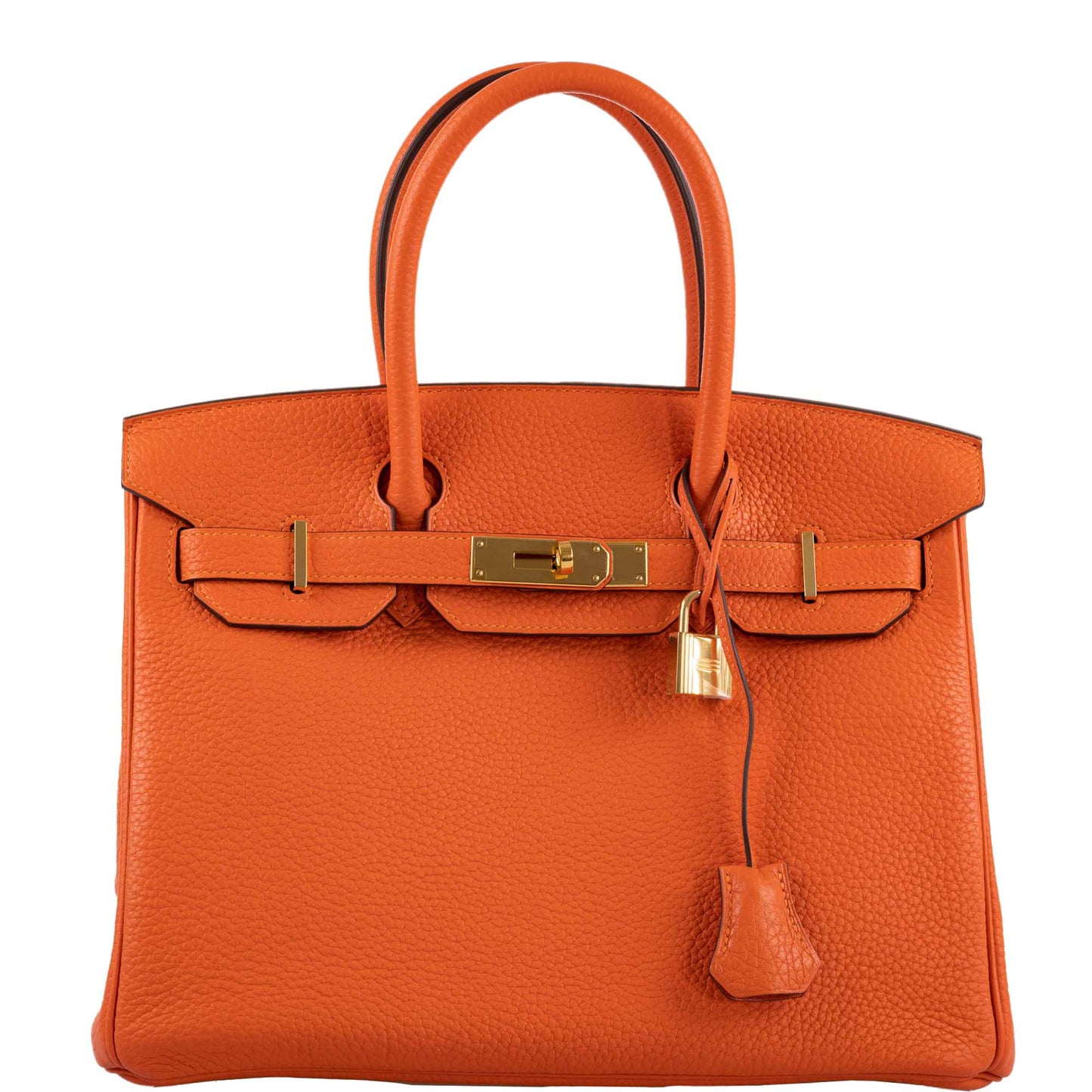 Hermes Birkin 30 Feu Togo Gold Hardware - 2020, Y