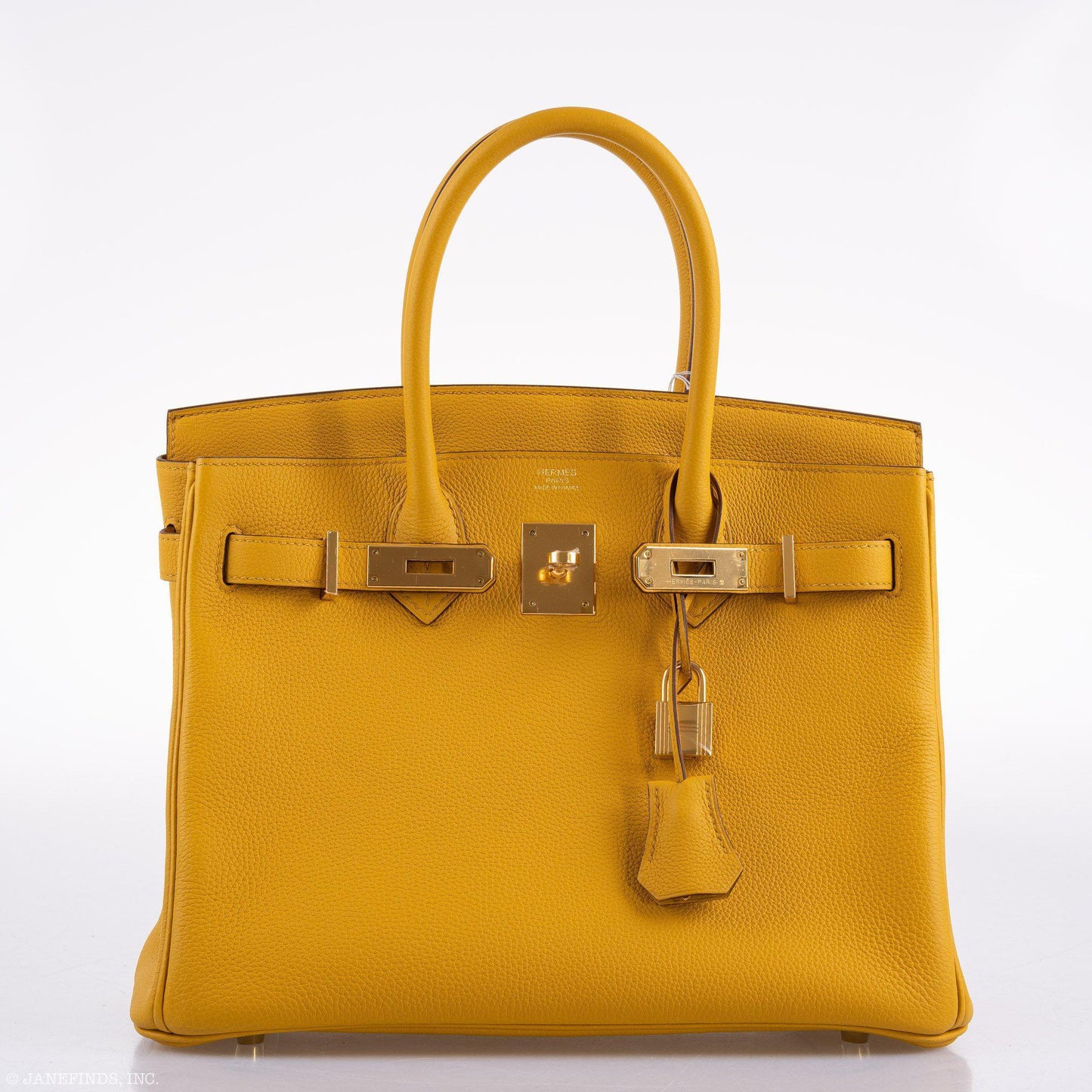 Hermes Birkin 30 Jaune Ambre Togo Gold Hardware - 2018, C