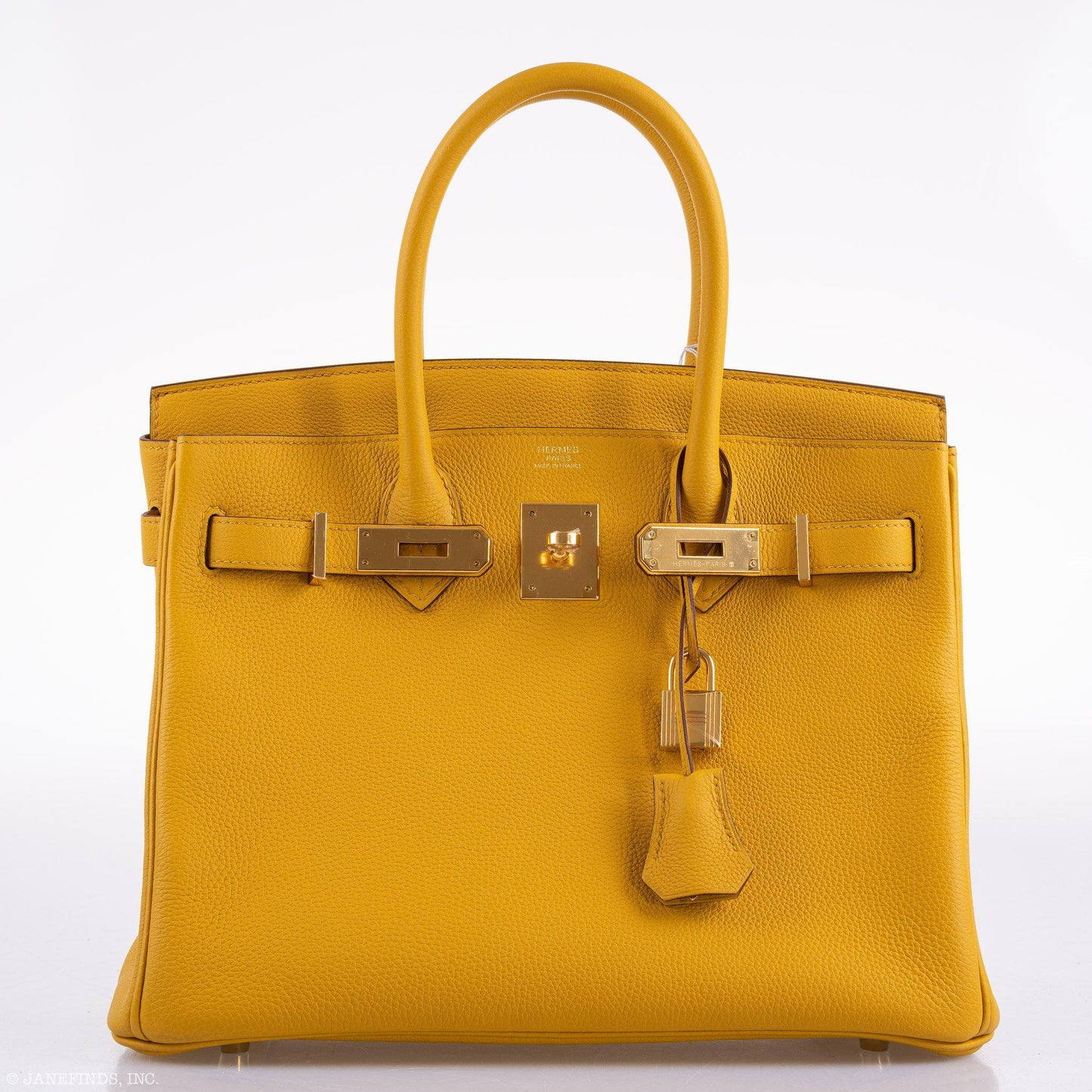 Hermes Birkin 30 Jaune Ambre Togo Gold Hardware - 2018, C