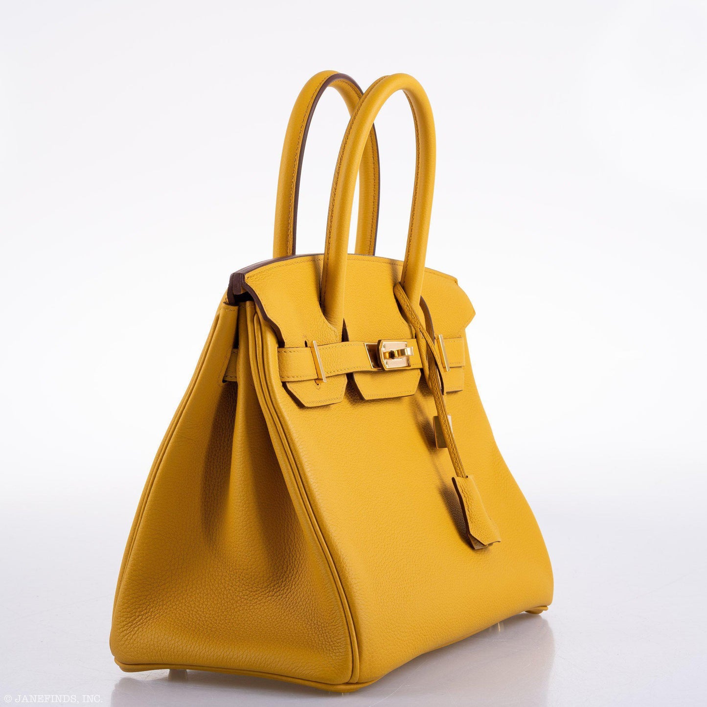 Hermes Birkin 30 Jaune Ambre Togo Gold Hardware - 2018, C