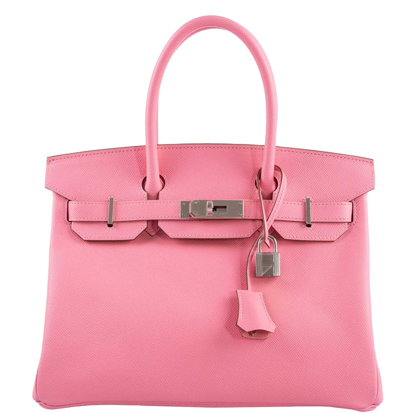 Hermes Birkin 30 Rose Confetti Epsom Palladium Hardware - 2020, Y