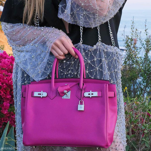 Hermes Birkin 30 Rose Pourpre Epsom with Palladium Hardware - 2018, C