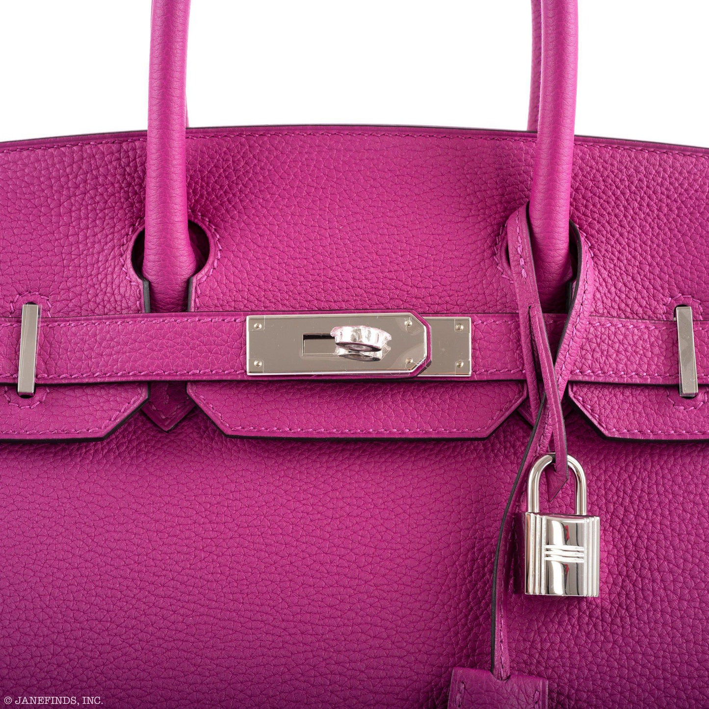 Hermes Birkin 30 Rose Pourpre Togo Palladium Hardware - 2020, Y