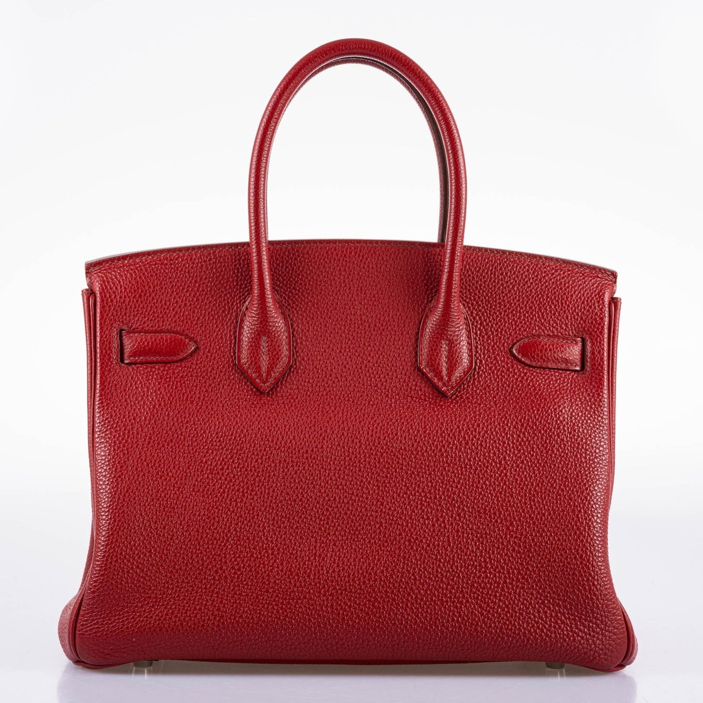 Hermes Birkin 30 Rouge Garance Togo with Palladium Hardware - 2007, K Square