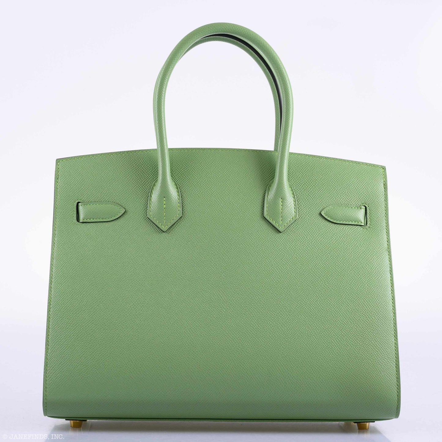 Hermes Birkin 30 Sellier Vert Criquet Madame Grain Gold Hardware - 2020, Y