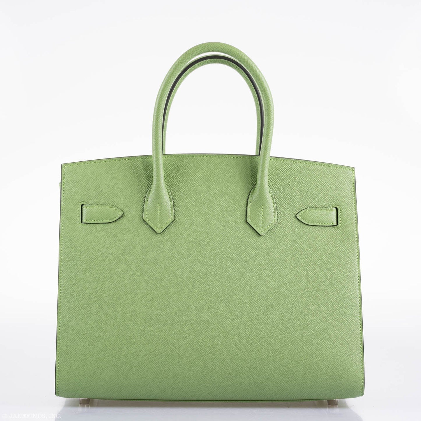 Hermes Birkin 30 Sellier Vert Criquet Madame Grain Palladium Hardware - 2020, Y