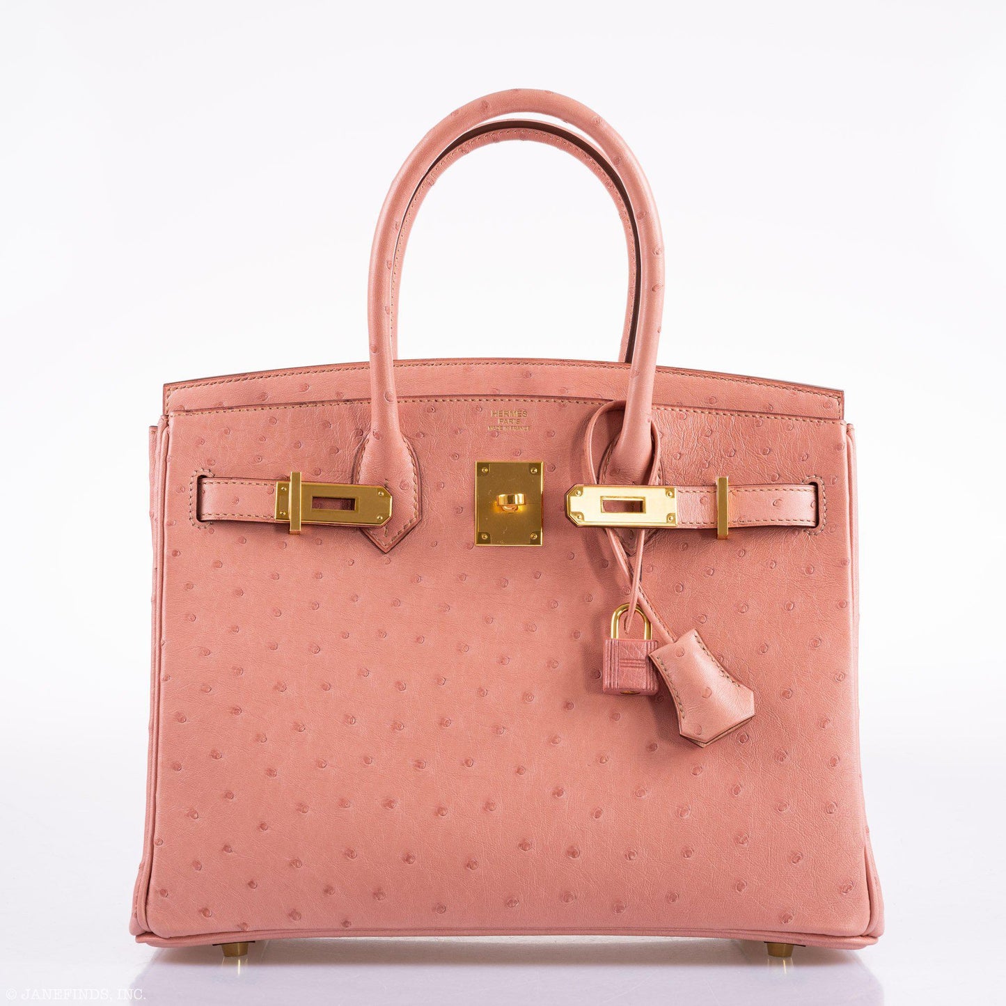 Hermes Birkin 30 Terre Cuite Ostrich Gold Hardware - 2020, Y