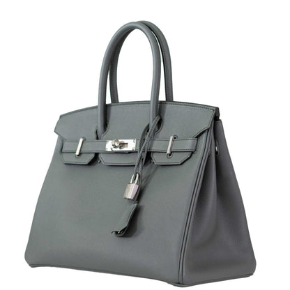 Hermes Birkin 30 Vert Amande Epsom with Palladium Hardware - 2019, D