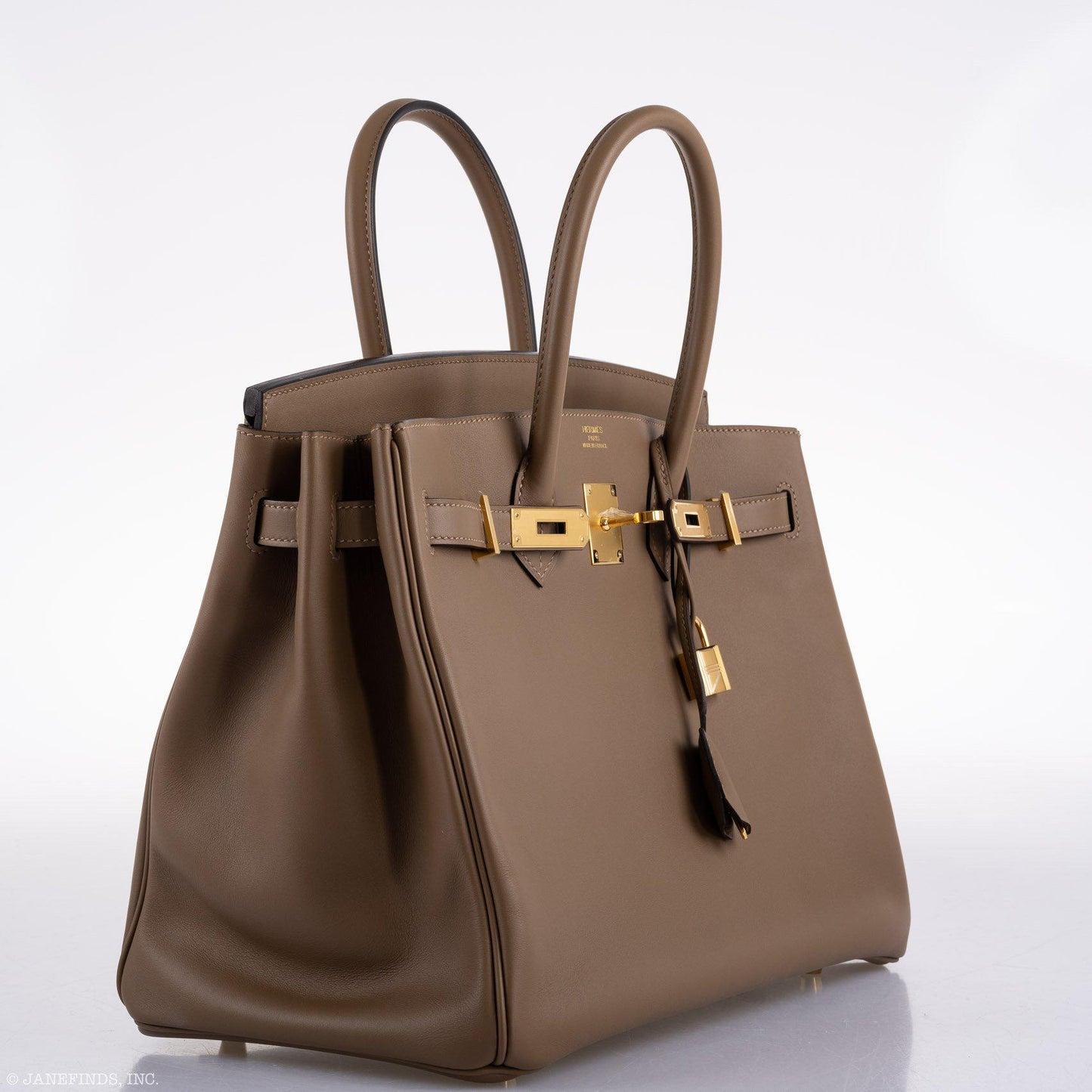 Hermes Birkin 35 Beige de Weimar Jonathan with Gold Hardware - 2020, Y