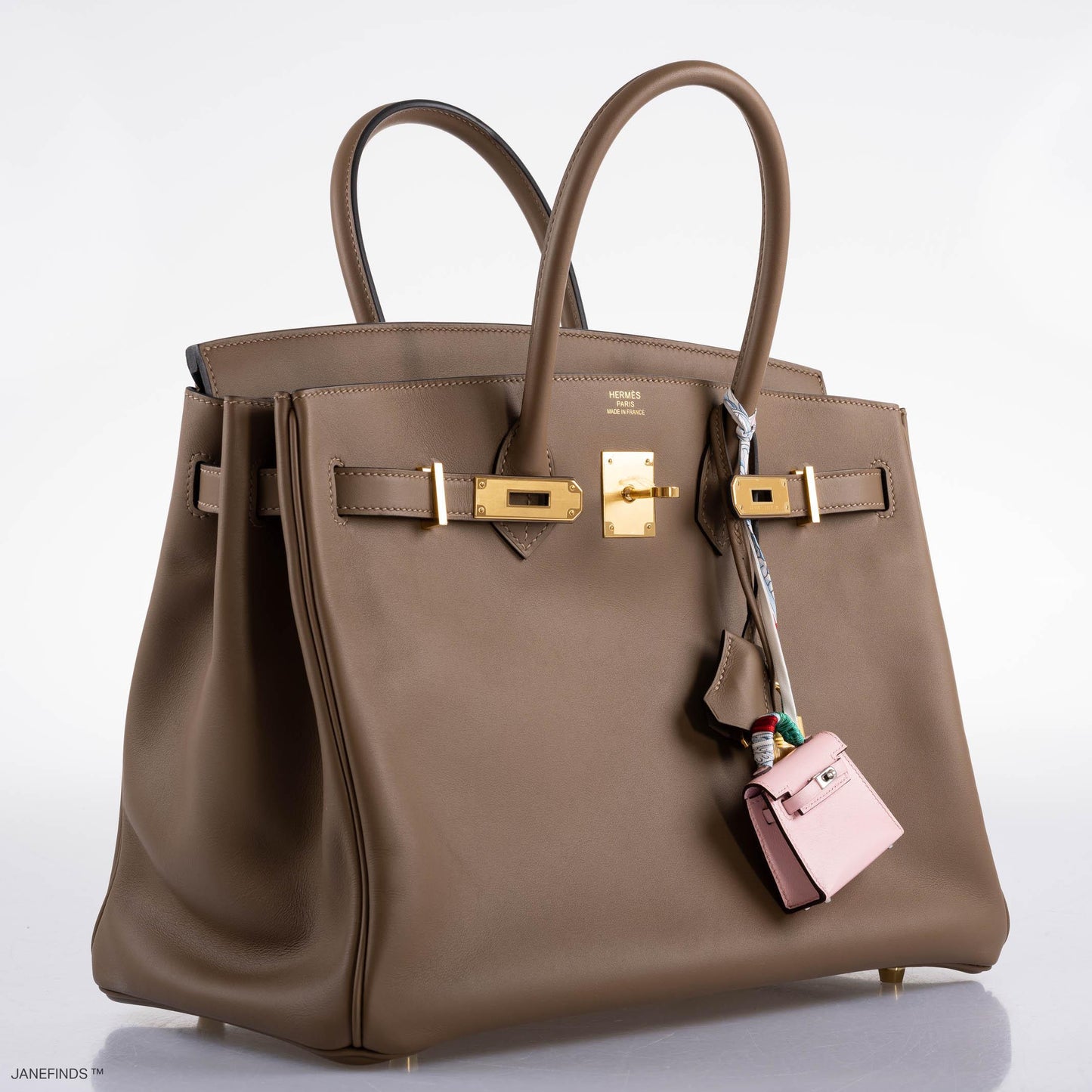 Hermes Birkin 35 Beige de Weimar Jonathan with Gold Hardware - 2020, Y