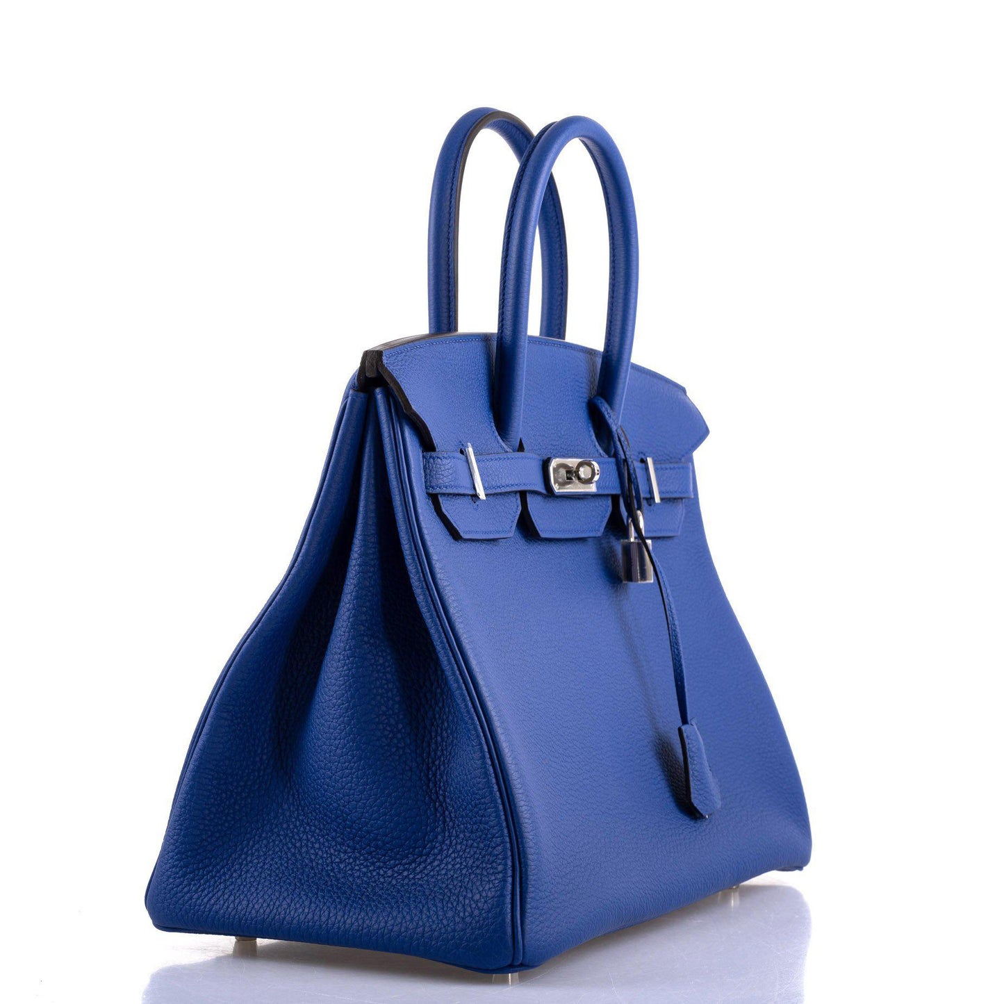 Hermes Birkin 35 Blue Electric Togo Palladium Hardware - 2015, T