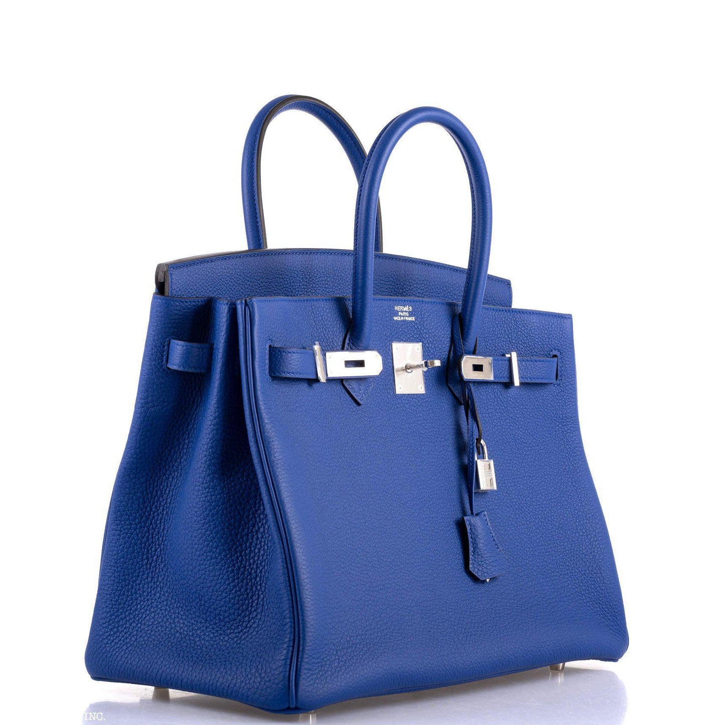 Hermes Birkin 35 Blue Electric Togo Palladium Hardware - 2015, T