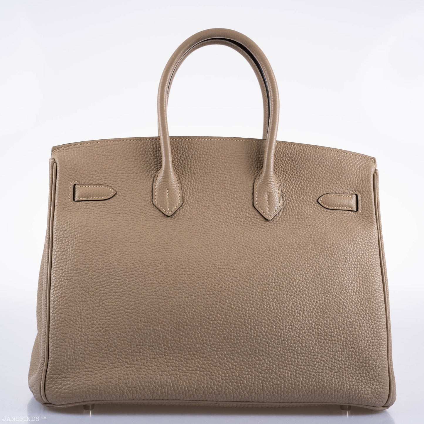 Hermes Birkin 35 Gris Tourterelle Togo with Palladium Hardware - 2009, M Square