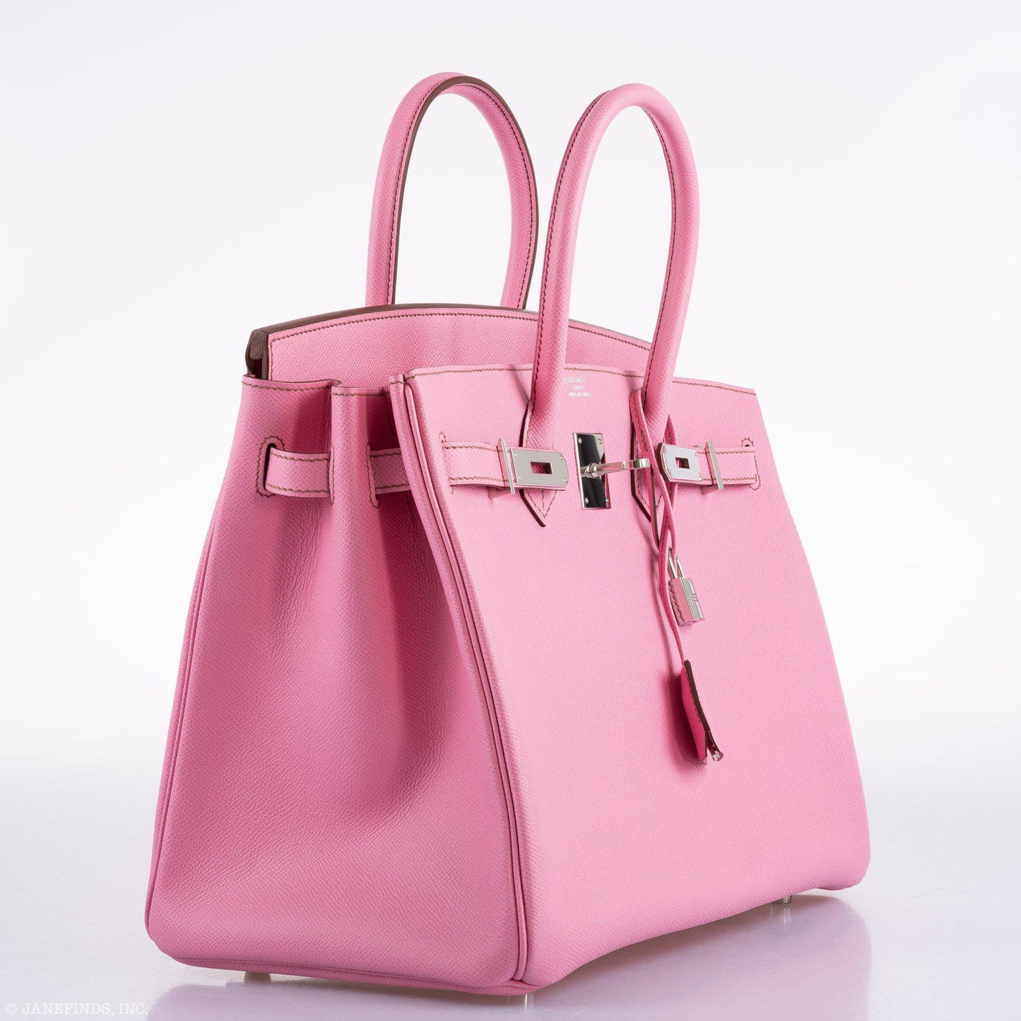 Hermes Birkin 35 HSS 5P Bubblegum Epsom with Palladium Hardware - 2012, P Square