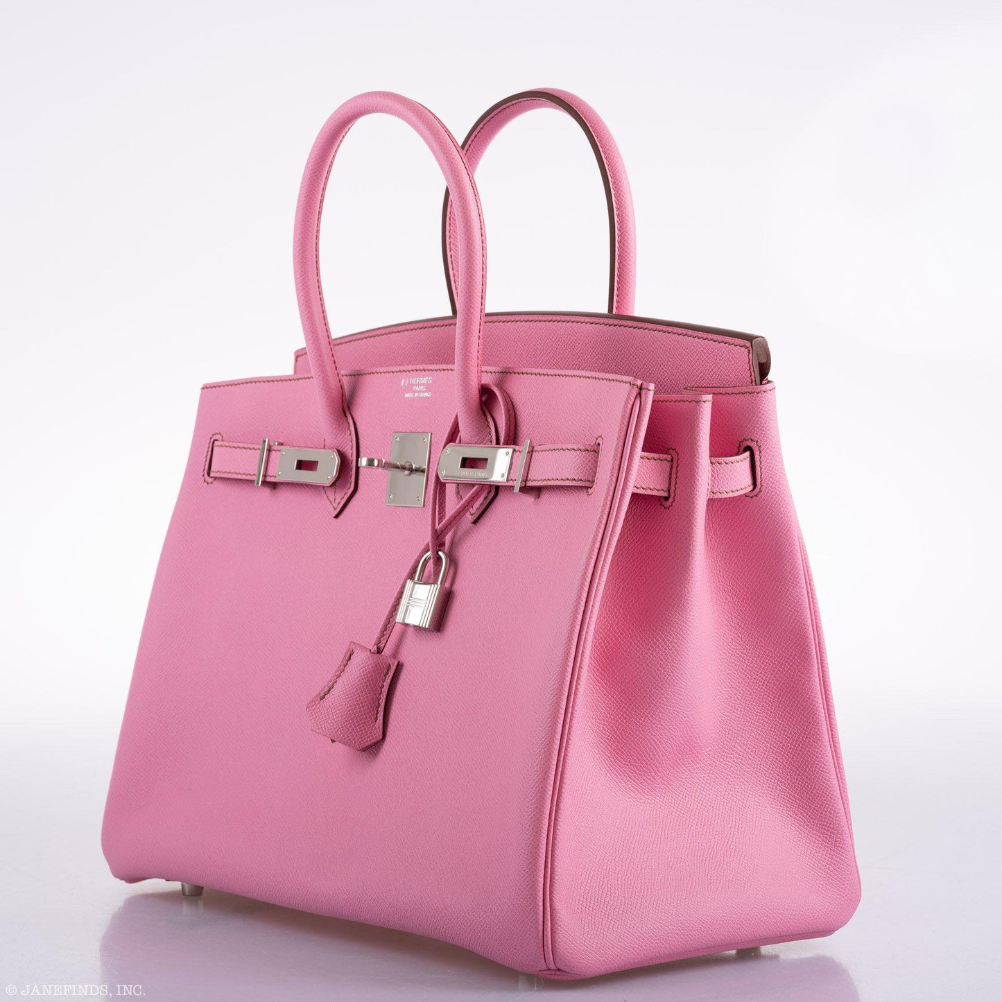 Hermes Birkin 35 HSS 5P Bubblegum Epsom with Palladium Hardware - 2012, P Square