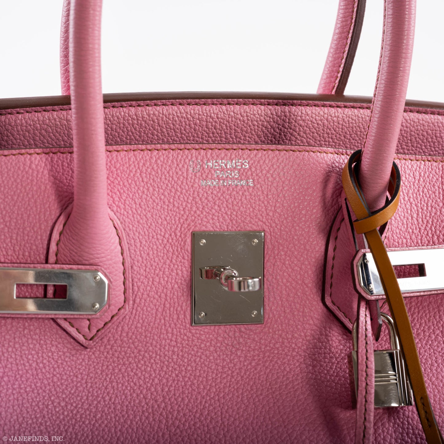 Hermes Birkin 35 HSS 5P Bubblegum Pink & Celeste Togo Palladium Hardware - 2011, Square O