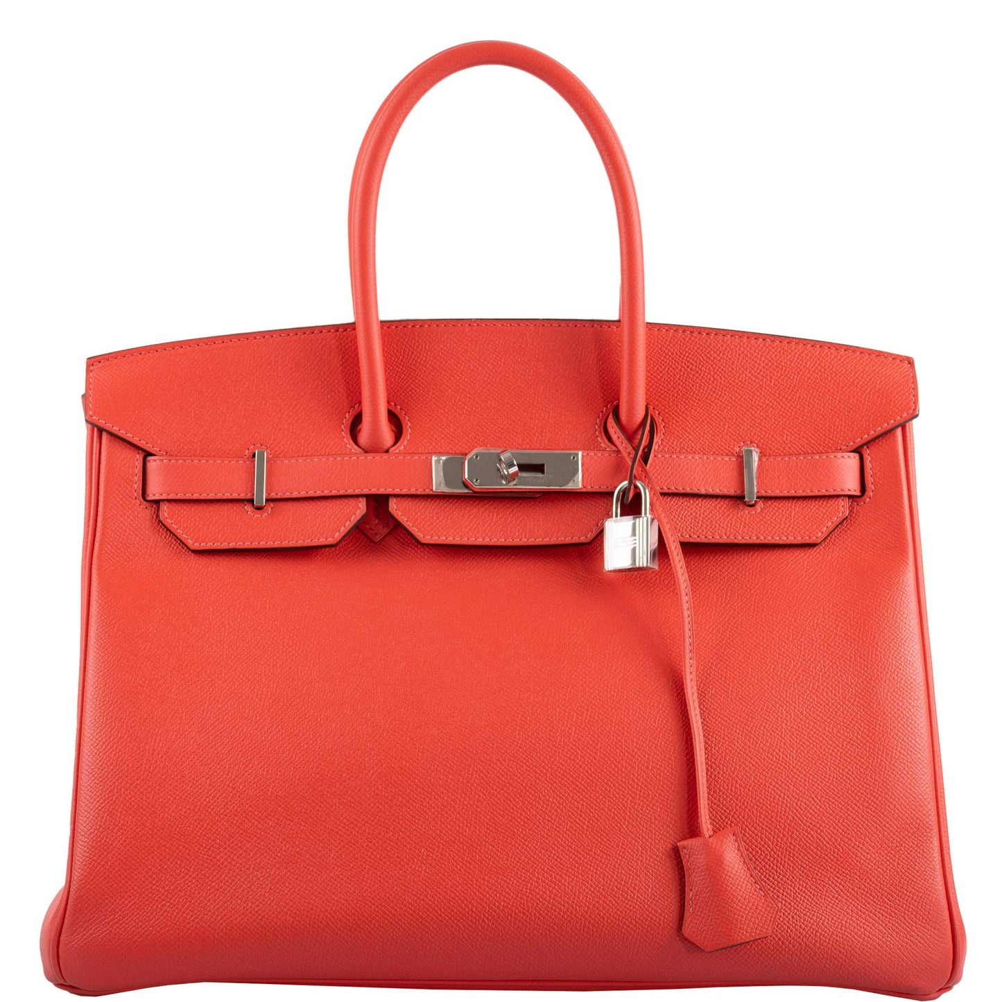 Hermes Birkin 35 Rose Jaipur Epsom Palladium Hardware - 2015, T