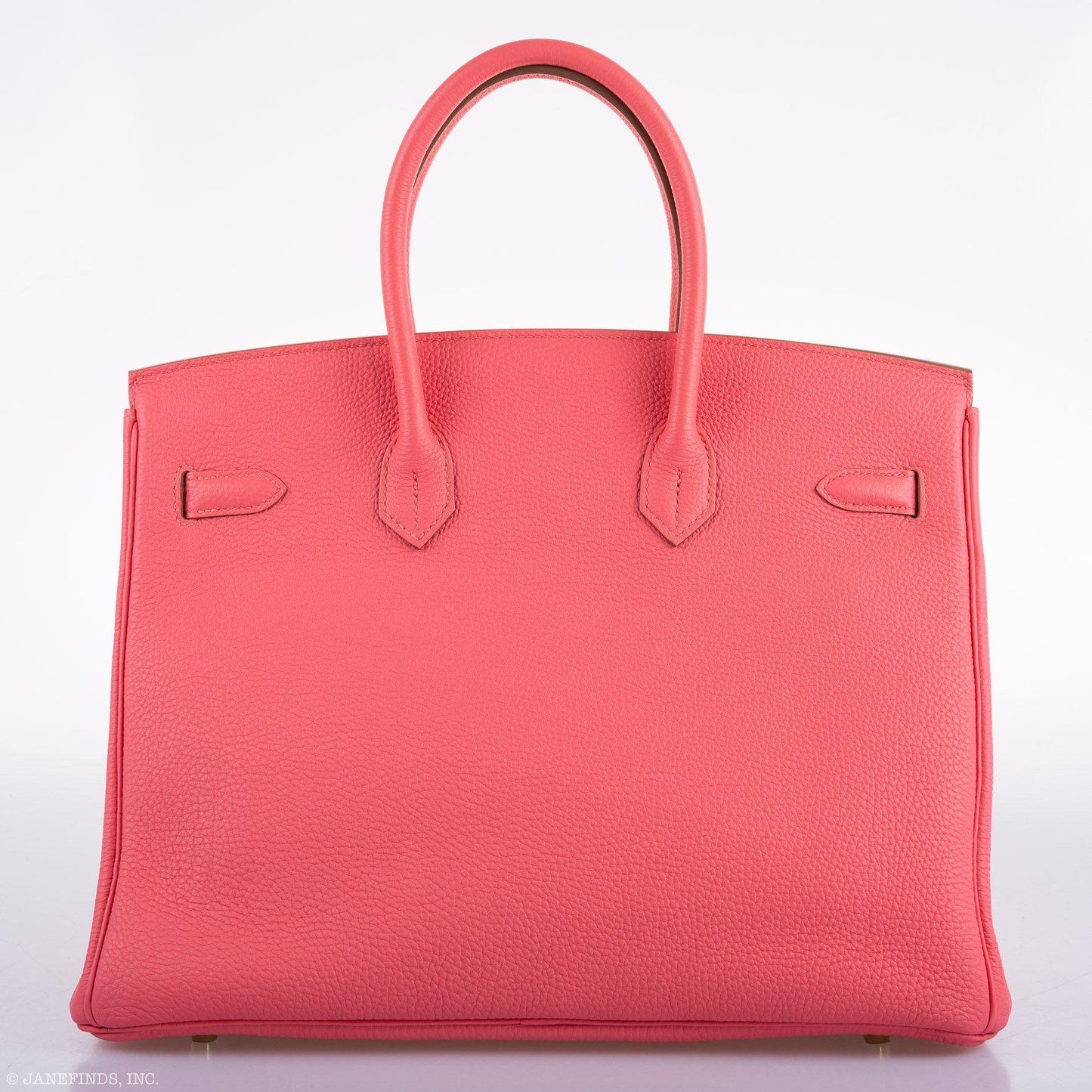 Hermes Birkin 35 Rose Lipstick Togo Gold Hardware - 2013, Q Square