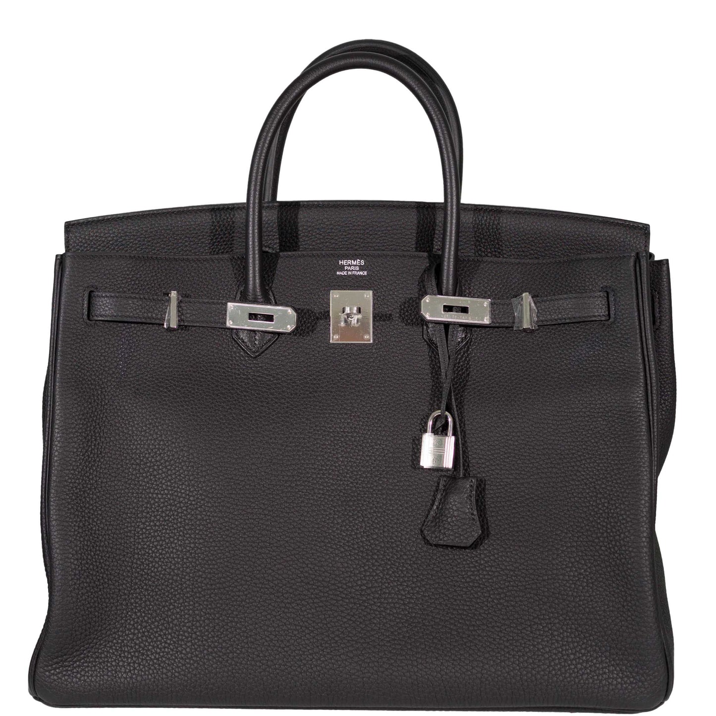 Hermes Birkin 40 Black Togo Leather Palladium Hardware - 2014, R Square