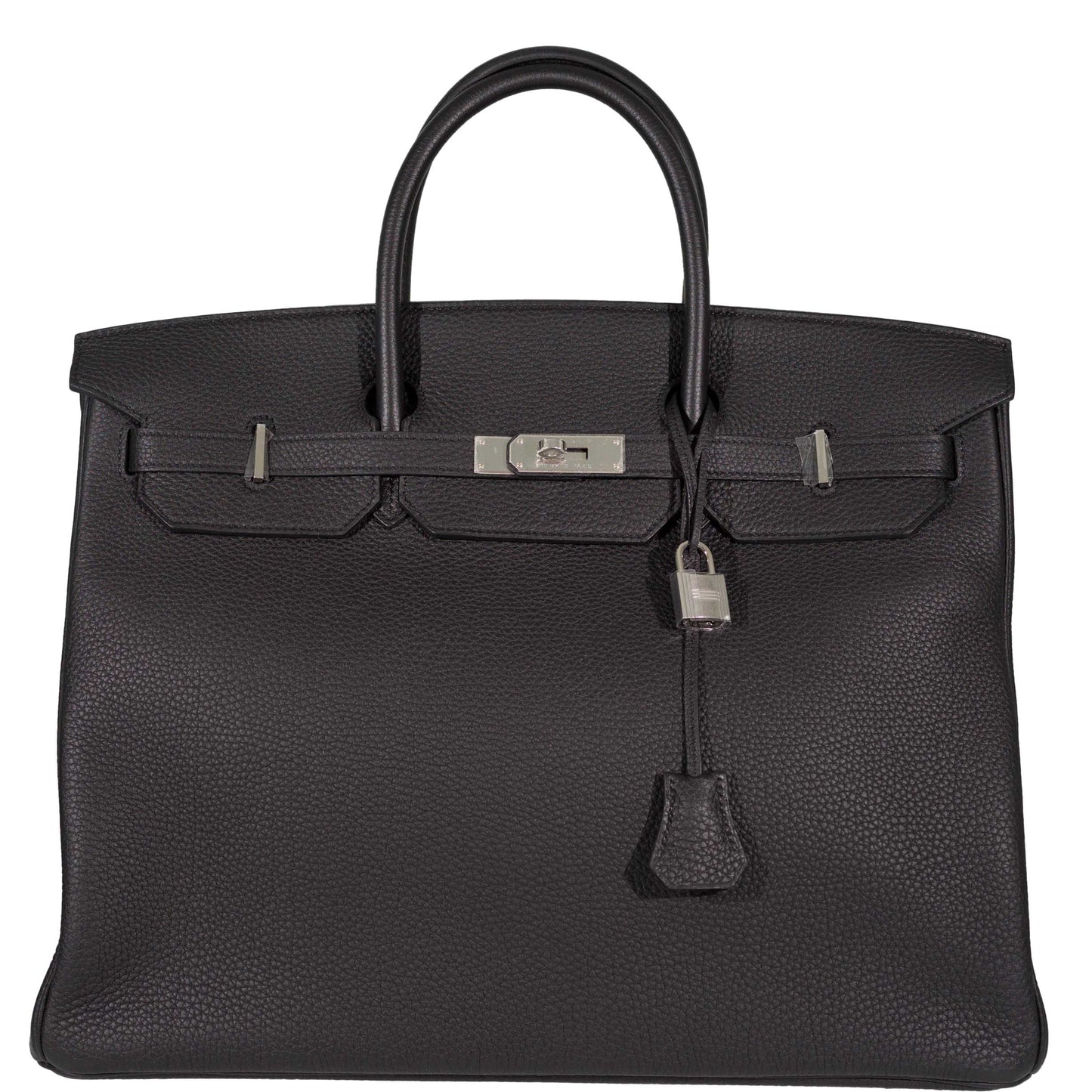 Hermes Birkin 40 Black Togo Leather Palladium Hardware - 2014, R Square