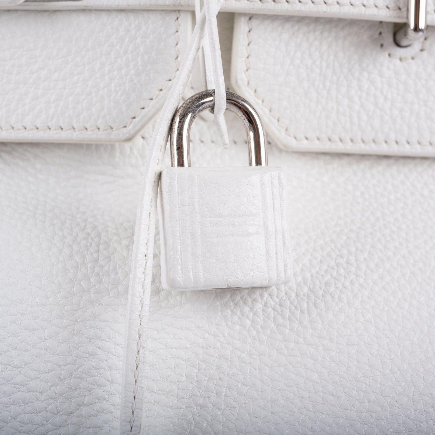 Hermes Birkin 40 HAC White Togo Palladium Hardware