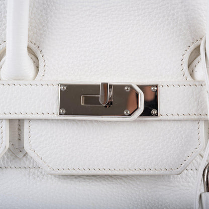 Hermes Birkin 40 HAC White Togo Palladium Hardware