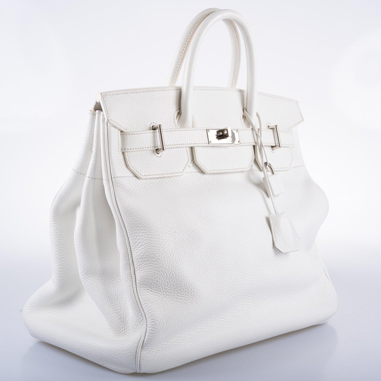 Hermes Birkin 40 HAC White Togo Palladium Hardware