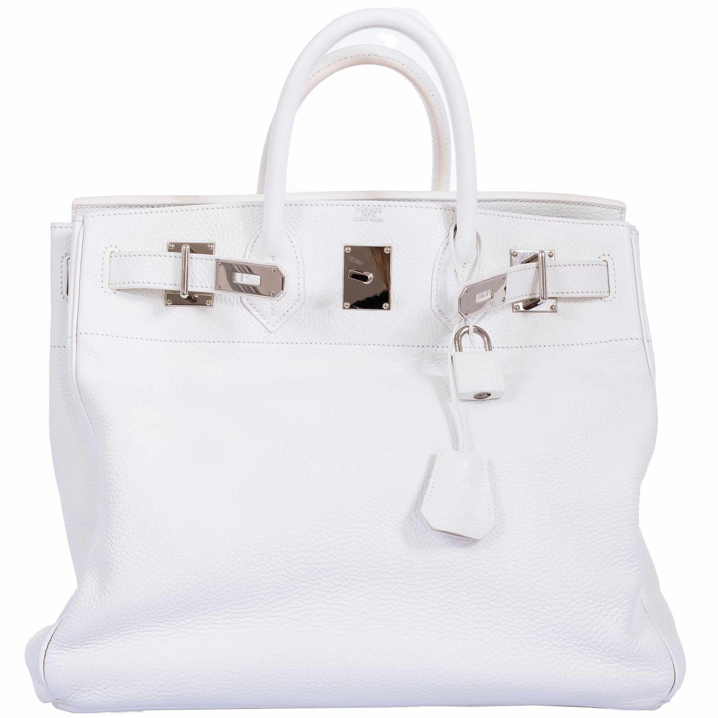 Hermes Birkin 40 HAC White Togo Palladium Hardware