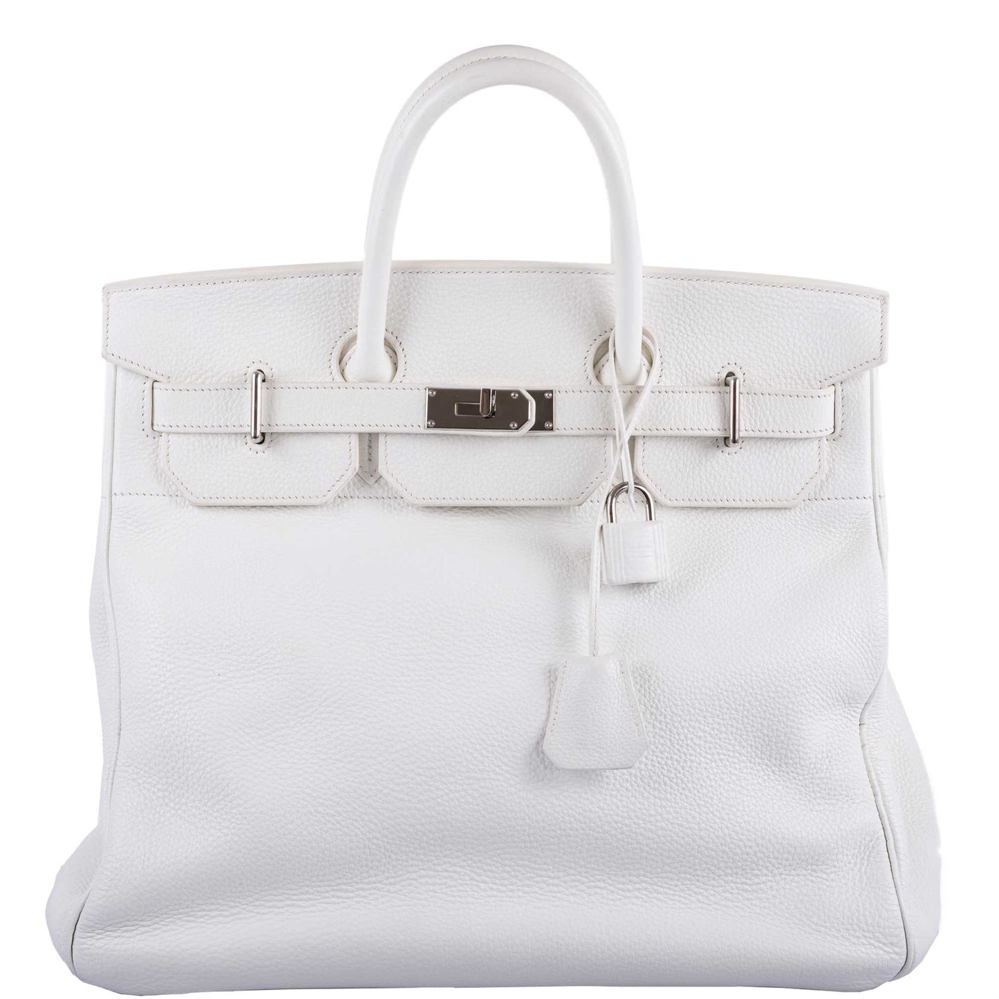 Hermes Birkin 40 HAC White Togo Palladium Hardware