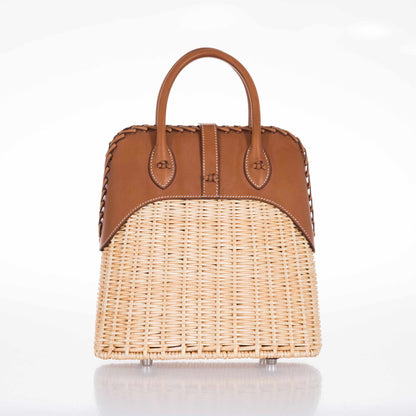 Hermes Bolide 25 Picnic Bag Barenia & Wicker – 2017, A