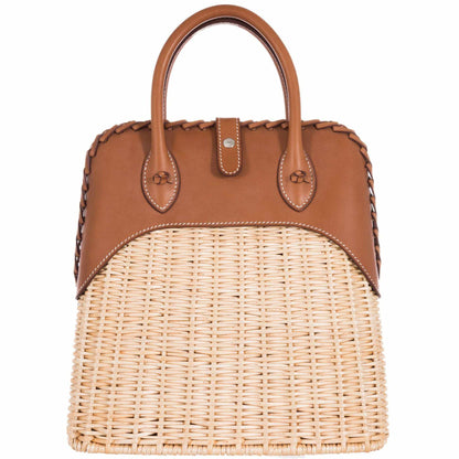 Hermes Bolide 25 Picnic Bag Barenia & Wicker – 2017, A