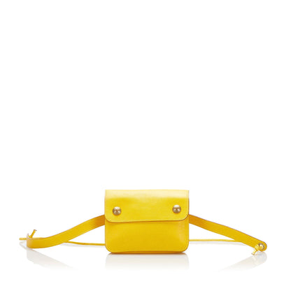 Hermes Courchevel Pochette Green Waist Bag (SHG-oMt7Ji)