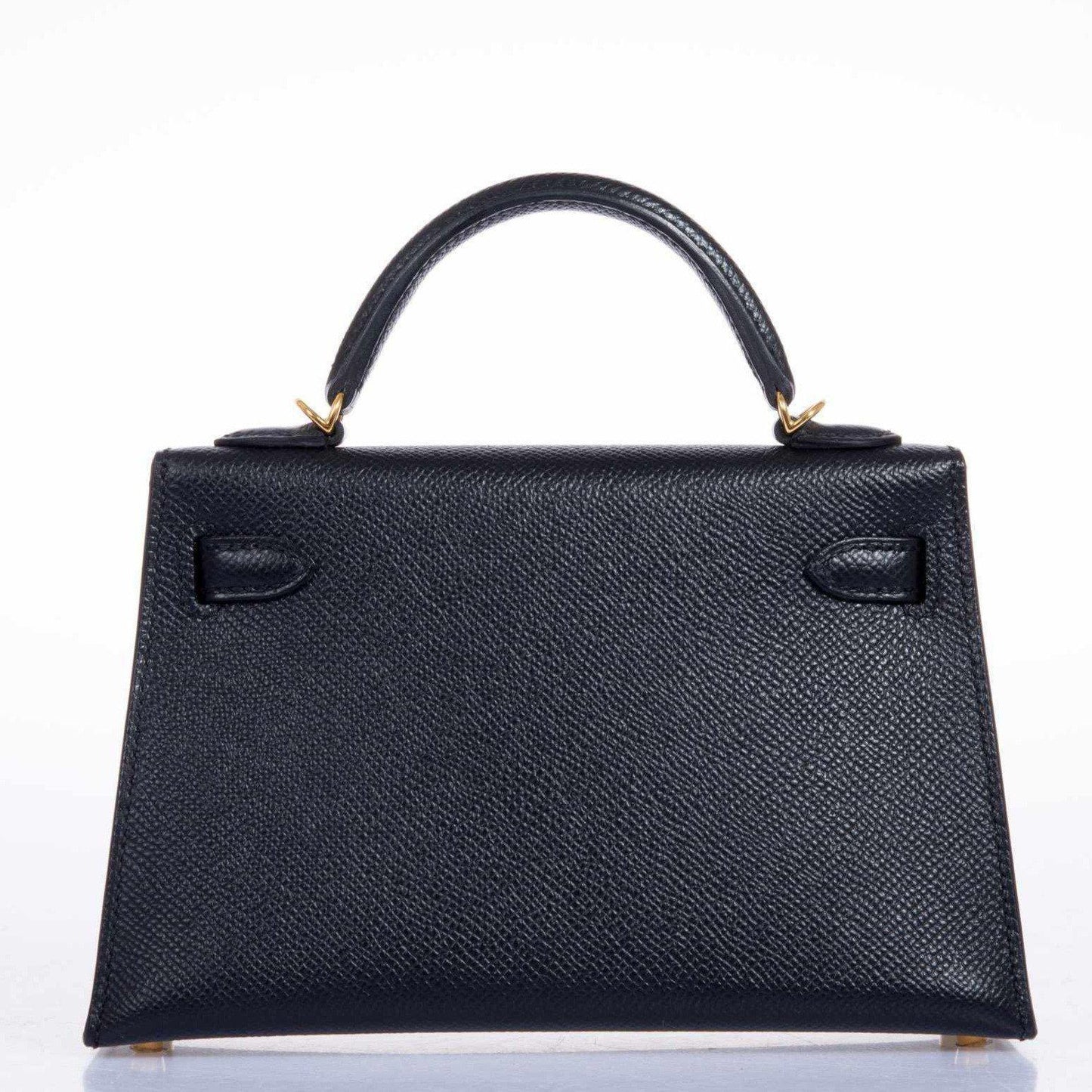 Hermes Kelly 20 Mini II Sellier Black Epsom Gold Hardware - 2021, Z