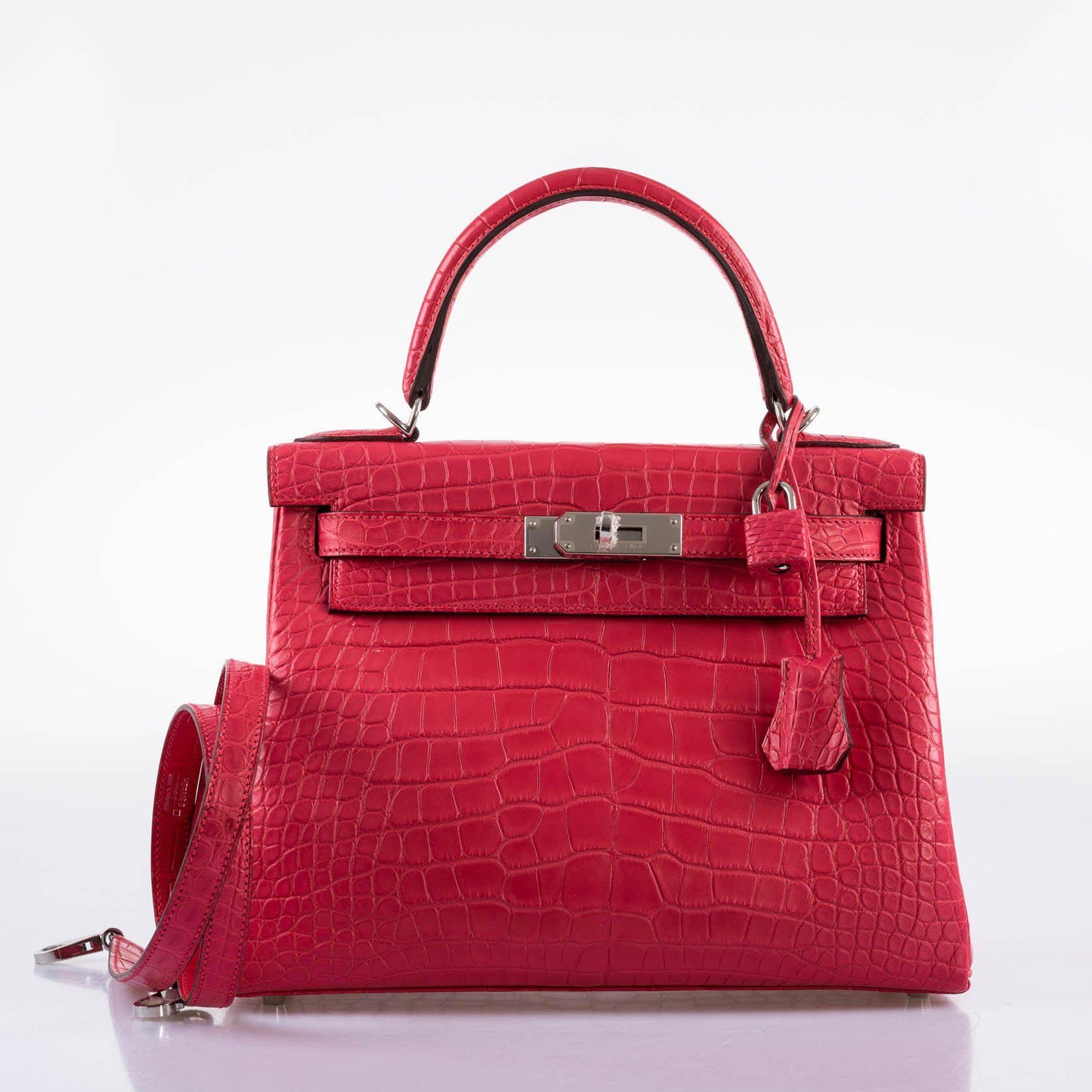 Hermes Kelly 25 Retourne Framboise Togo Palladium Hardware - 2021, Z