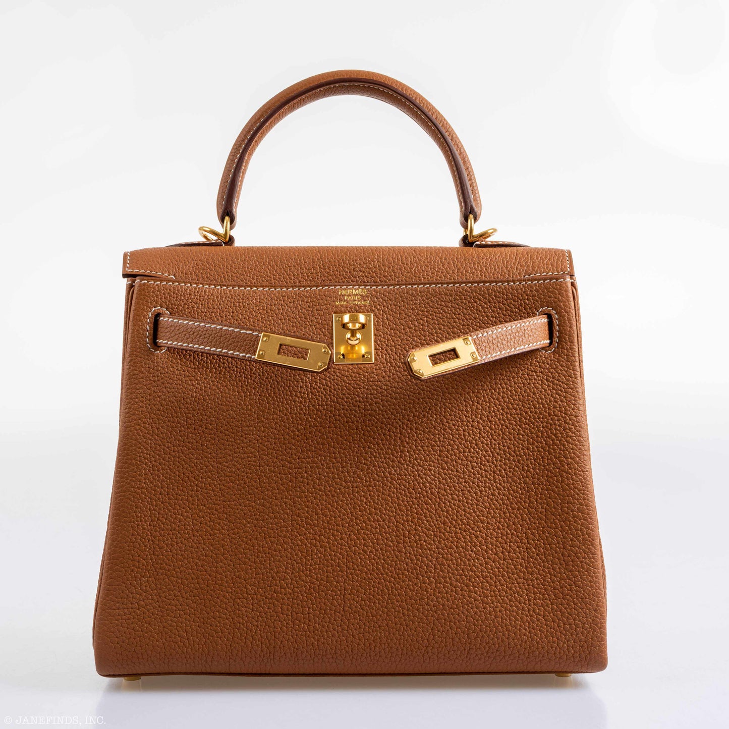 Hermes Kelly 25 Retourne Gold Togo Gold Hardware - 2021, Z