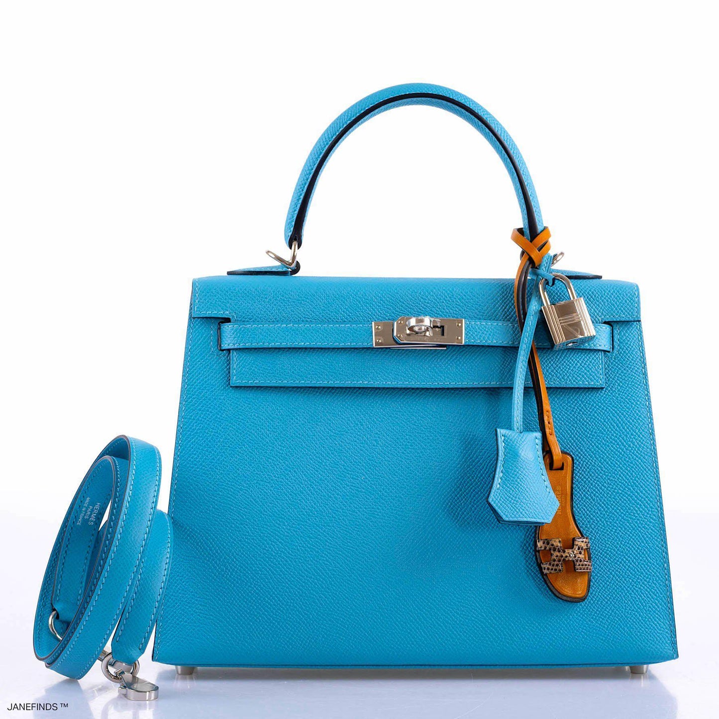 Hermes Kelly 25 Sellier Bleu du Nord Epsom leather Palladium Hardware - 2019, D