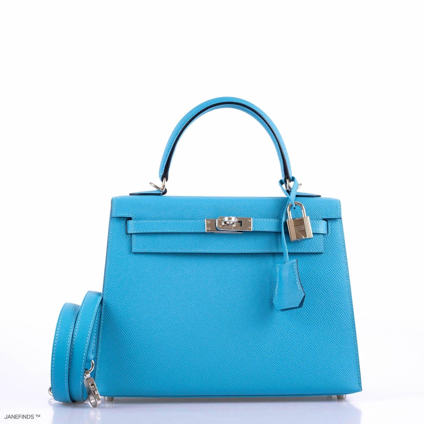 Hermes Kelly 25 Sellier Bleu du Nord Epsom leather Palladium Hardware - 2019, D