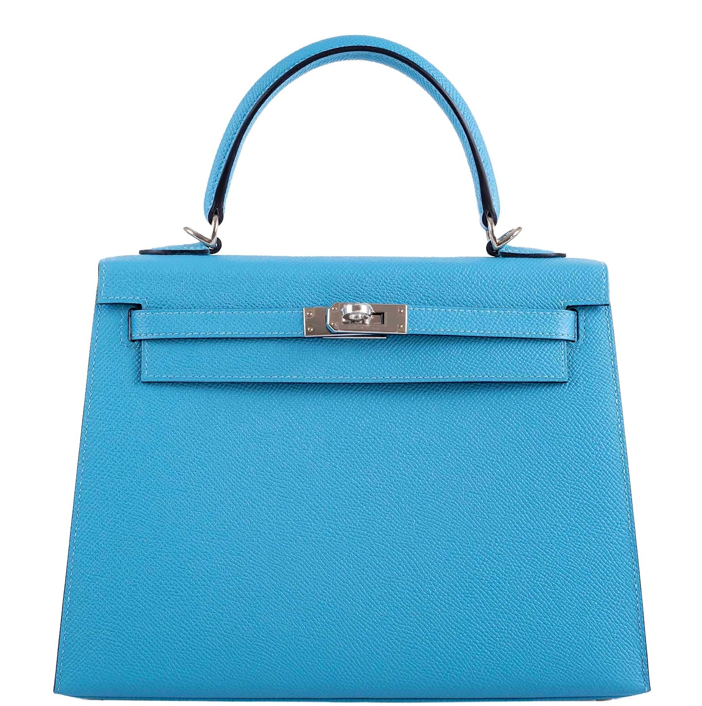 Hermes Kelly 25 Sellier Bleu du Nord Epsom leather Palladium Hardware - 2019, D